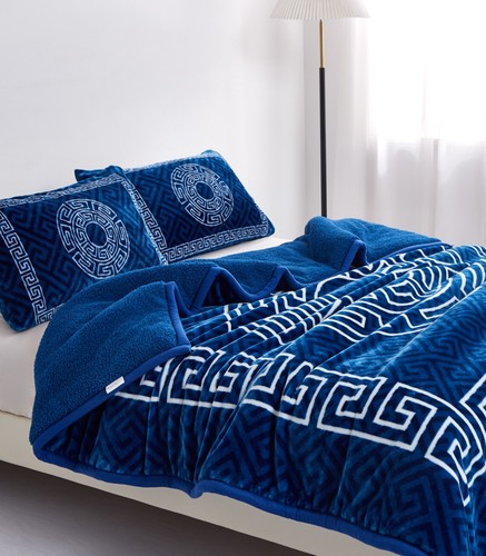 Sherpa greek blanket - pc,