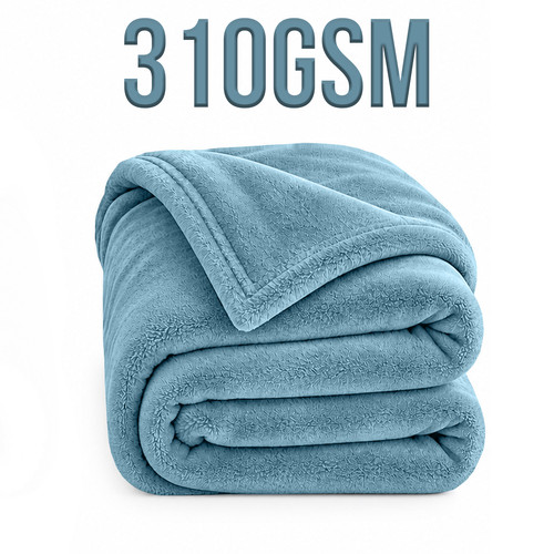 Heavy sherpa fleece blanket - heavy,