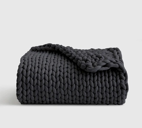 Quince chunky knit - quince, charcoal