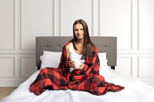 Printed microfiber weighted - microfiber,