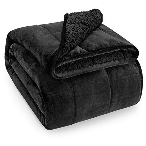 Sherpa fleece weighted blanket - weighted,