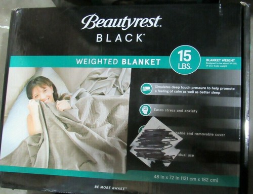 Beautyrest black weighted - black,