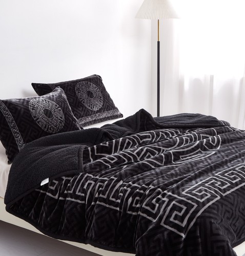 Sherpa greek blanket - pc,